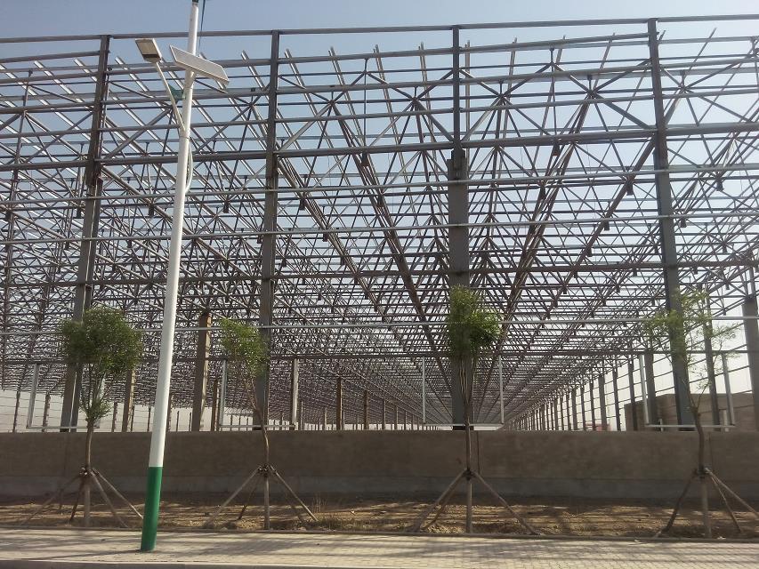 高碑店汽车工业厂房网架